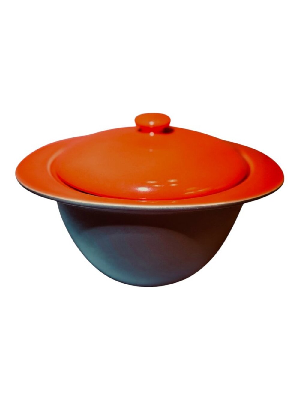 Faria & Bento 2 Qt. Casserole w/Lid Stoneware Ovenware Hand Made in Portugal